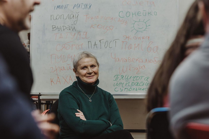 «Трывушчасць – найлепшая рыса нашага народу». Святлана Курс правяла адкрыты ўрок беларускай мовы