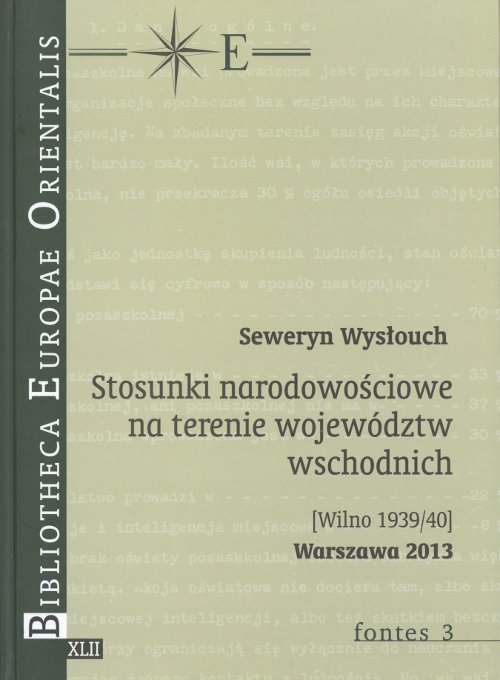 Stusunki narodowościowe na terenie województw wschodnich