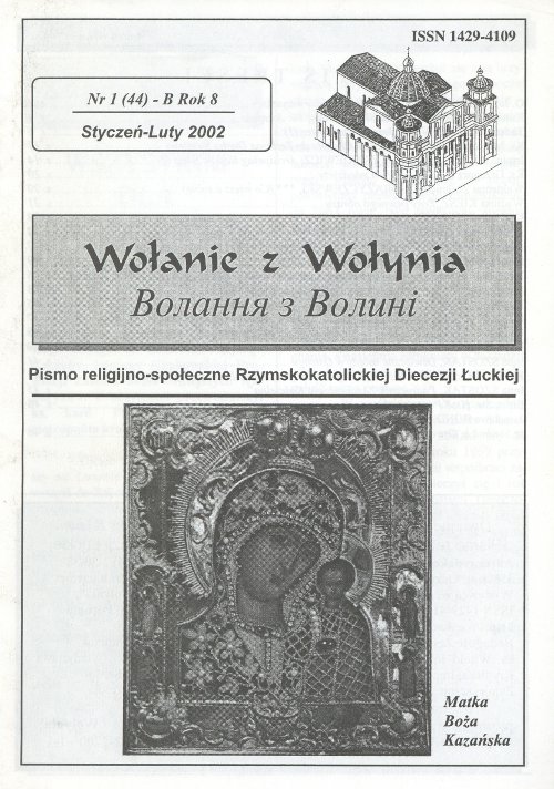 Wołanie z Wołynia 1 (44) 2002