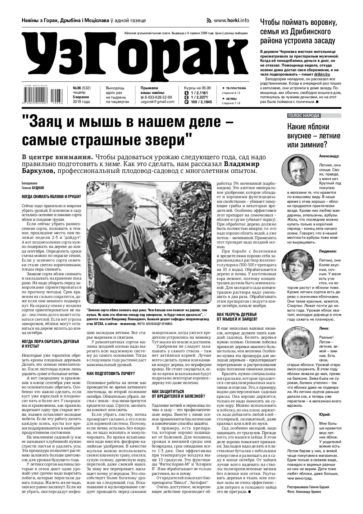 Узгорак 36 (532) 2019