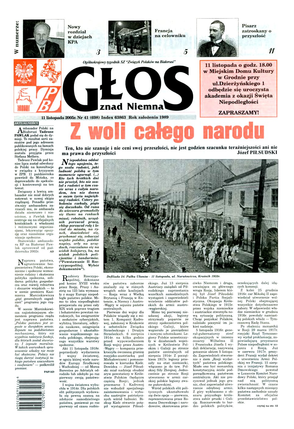 Głos znad Niemna 41 (698) 2005