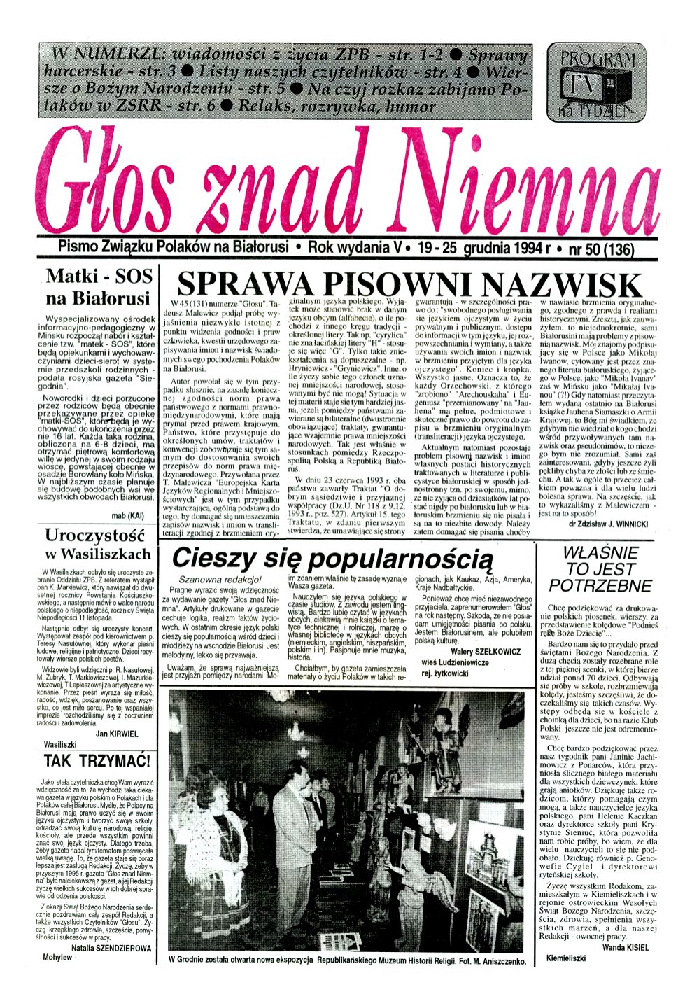 Głos znad Niemna 50 (136) 1994