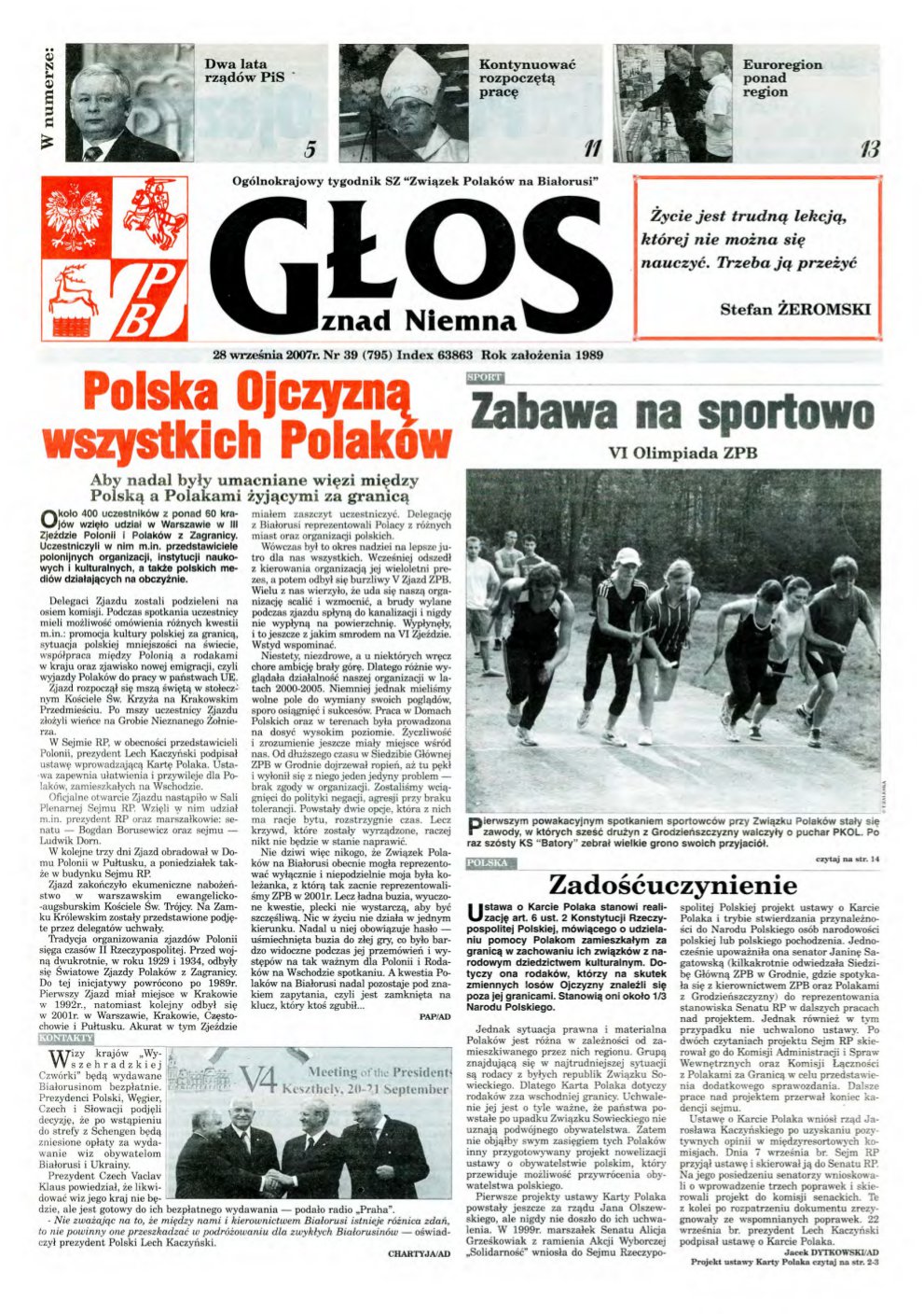 Głos znad Niemna 39 (795) 2007