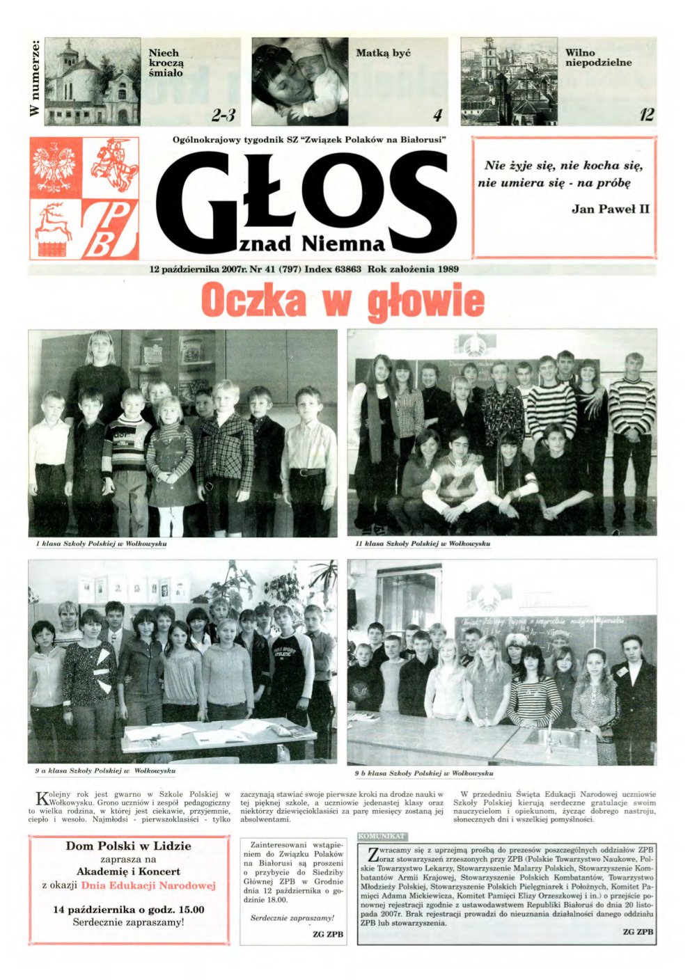 Głos znad Niemna 41 (797) 2007
