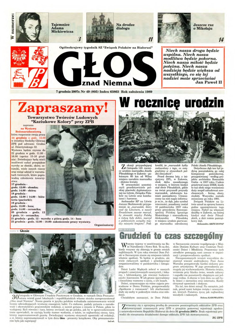 Głos znad Niemna 49 (805) 2007