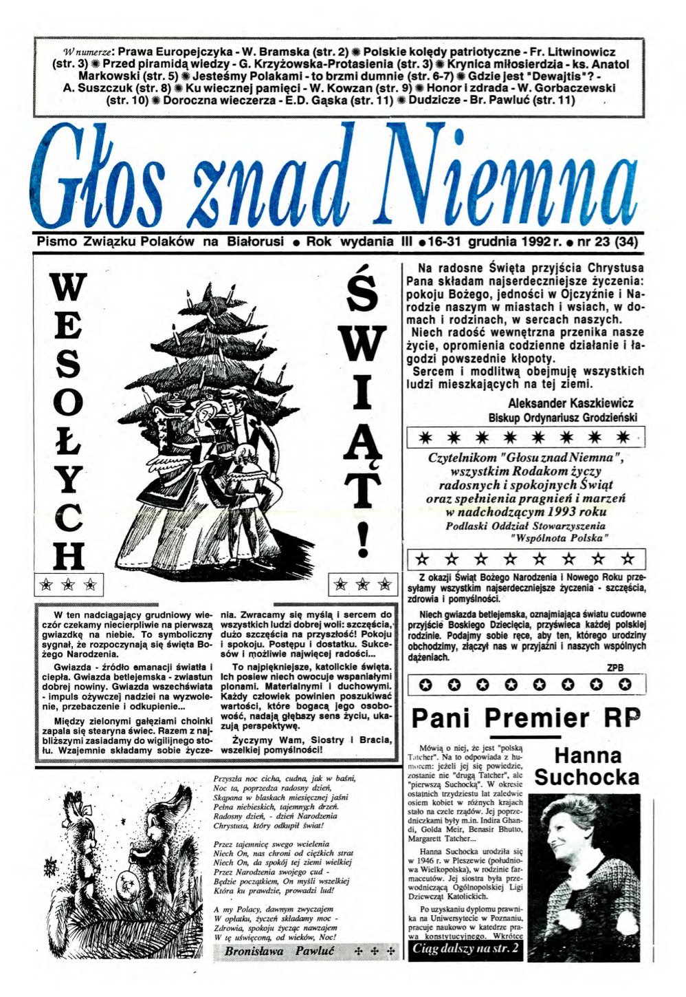 Głos znad Niemna 23 (34) 1992