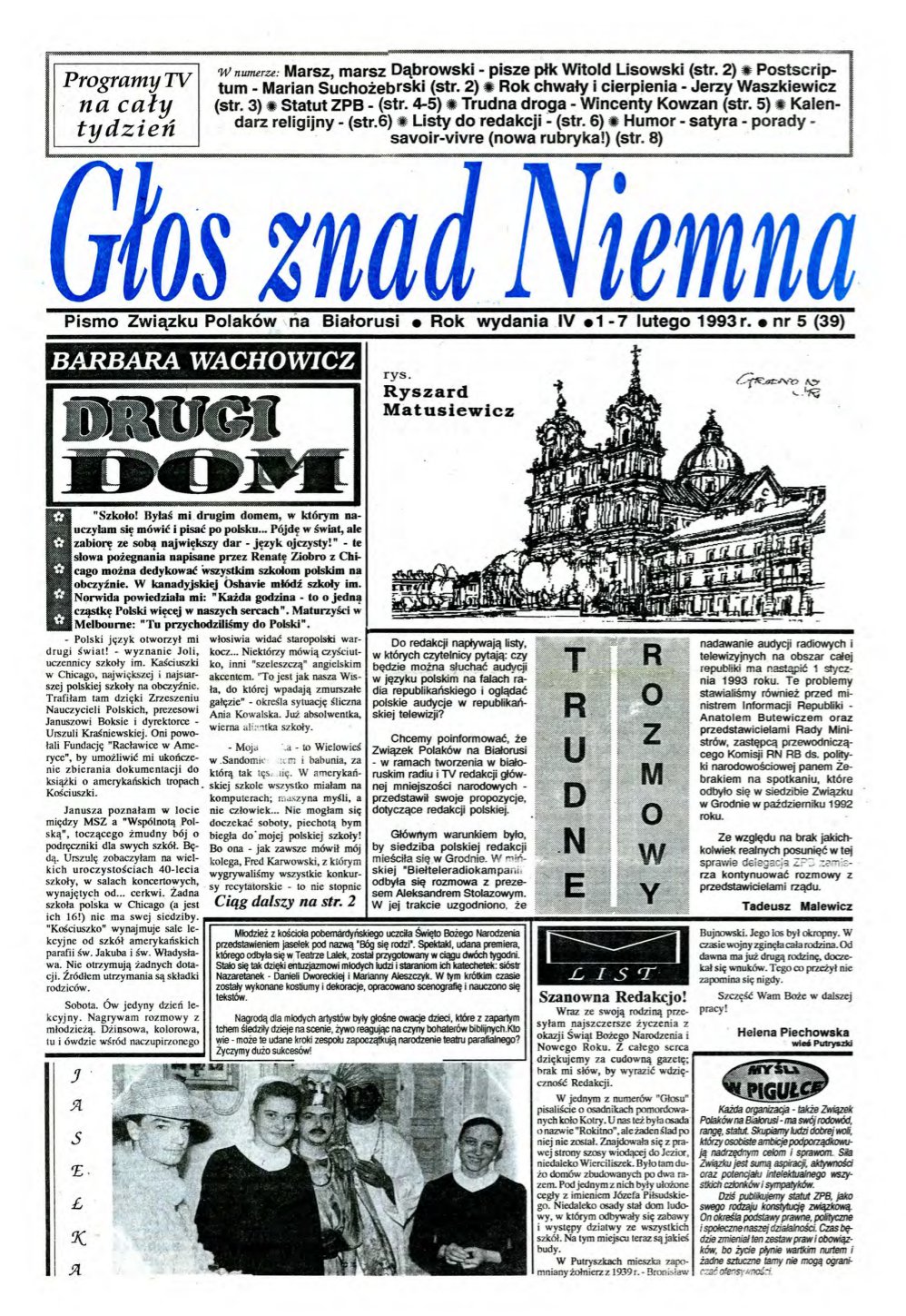 Głos znad Niemna 5 (39) 1993