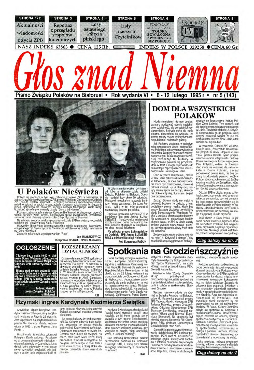 Głos znad Niemna 5 (143) 1995