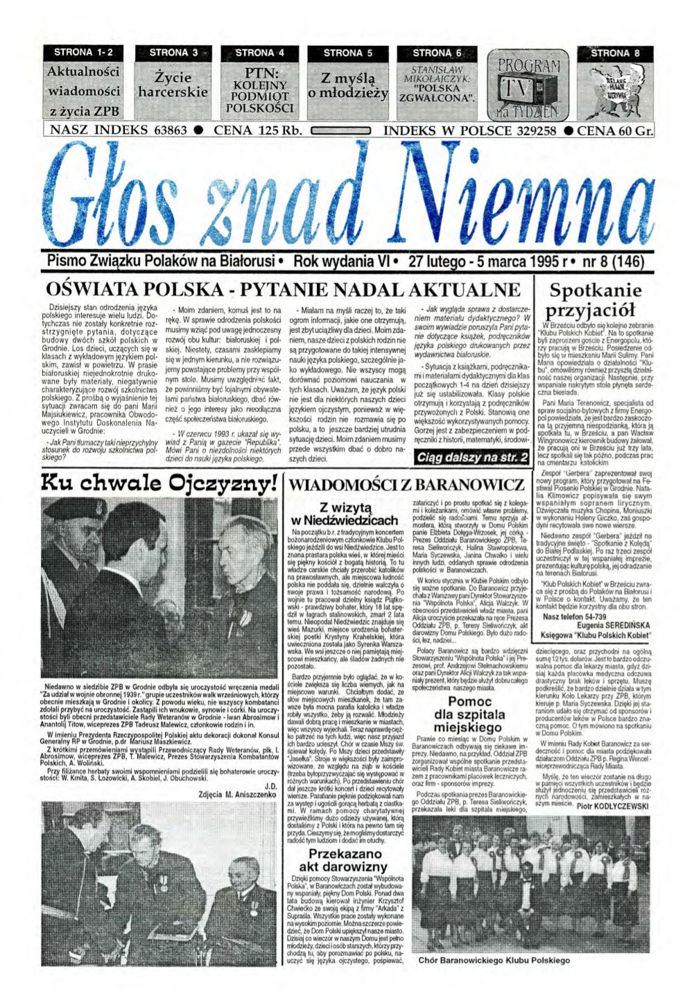 Głos znad Niemna 8 (146) 1995