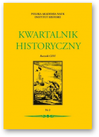 Kwartalnik Historyczny, Rocznik CXVI - 2009 - 2