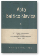 Acta Baltico-Slavica, 4