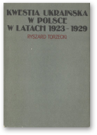 Torzecki Ryszard, Kwestia ukraińska w Polsce wlatach 1923-1929
