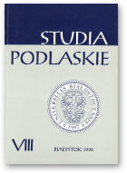 Studia Podlaskie, VIII