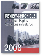 Review-Chronicle of human rights violations in Belarus in 2008