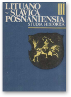 Lituano-Slavica Posnaniensia, III