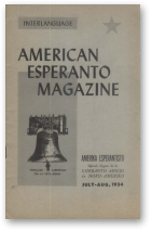 American Esperanto Magazine, july-aug, 1954