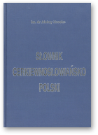 Znosko Aleksy ks. rd, Słownik cerkiewnosłowiańsko-polski
