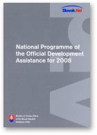 National Programme of the Official Development Assistance for 2008