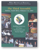 Building Democracy for Peace, Development, and Human Rights
