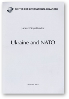 Onyszkiewicz Janusz, Ukraina a NATO, 3/03