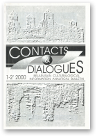 Contacts and Dialogues, 3/2000
