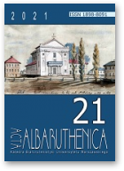 Acta Albaruthenica, tom 21