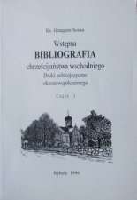 Wstępna Bibliografia chrześcijaństwa wschodniego