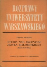 Studia nad akcentem języka białoruskiego