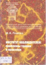 Институт наблюдателей: проблемы теории и практики