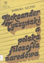 Aleksander Tyszyński a polska filozofia narodowa