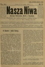 Наша Ніва (1906-1915) 22/1908