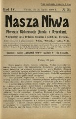 Наша Ніва (1906-1915) 30/1909