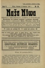 Наша Ніва (1906-1915) 39/1910