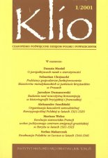 Klio 1/2001