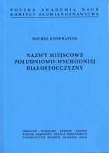 Nazwy miejscowe południowo-wschodniej Białostocczyzny