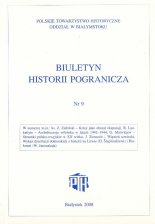 Biuletyn Historii Pogranicza 9