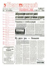 Белорусский рынок 45 (170) 1995